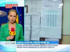 Guvernul are bani pentru aeronava demnitarilor, dar nu găseşte fonduri pentru idemnizaţia de creştere a copilului