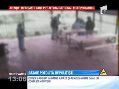 După câteva beri, doi bărbați s-au luat la bătaie pe o terasă din Dej