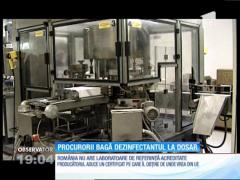 Dezinfectanţiile din spitale au ajuns la Parchet