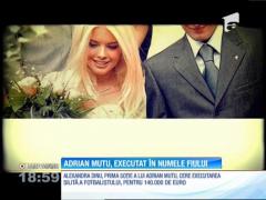 Adrian Mutu, executat silit de prima soţie, Alexandra Dinu
