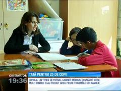 Părintele Gabriel, tată pentru 25 de copii