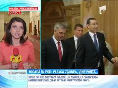 Rocadă în PSD: Pleacă Valeriu Zgonea, vine Victor Ponta