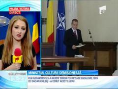 Ministrul Culturii, Vlad Alexandrescu, demisionează