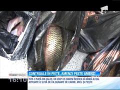 Controale în piețe, amenzi de zeci de mii de lei