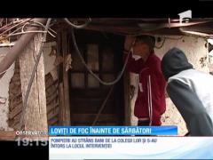 O familie din Argeș a fost lovită de foc înainte de sărbători