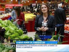 Românii au ieșit la o nouă rundă de cumpărături