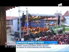 Atmosferă magică în cetatea medievală din Târgu Mureş