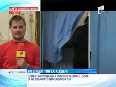 Primarii vor fi aleşi într-un singur tur