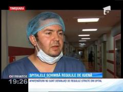 Reguli drastice de igienă la Spitalul din Timişoara