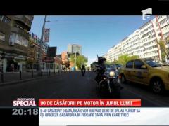 SPECIAL! 90 de căsătorii pe motor în jurul lumii