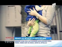 Părinţii au interzis la copiii bolnavi, în Sibiu