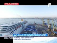 "Costa neoRomantica", un vas de croazieră de de peste 200 de metri lungime, a acostat în Portul Constanţa
