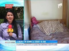 O adolescentă de 18 ani din Constanţa nu s-a mai trezit din somn