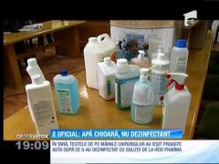 Scandalul dezinfectanţilor din spitale: soluţiile folosite de chirurgi nu aveau deloc dezinfectant în ele