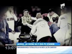 Sicriul fotbalistului Patrick Ekeng va fi dus pe stadionul Dinamo