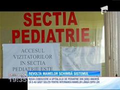 Revolta mamelor schimbă regulile de la spitalul de Pediatrie din Sibiu