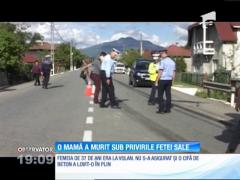 O mamă a murit sub privirile fetei sale