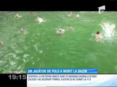 Un jucător de polo a murit după ce a făcut stop cardiac în apă