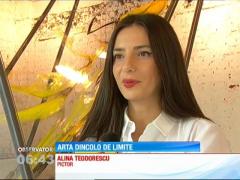 Pictoriţa Alina Teodorescu pregăteşte o expoziţie în Bucureşti