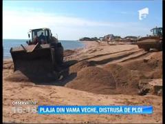 Plaja din staţiunea Vama Veche, refăcută