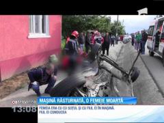 O femeie de 44 de ani a murit într-un accident rutier petrecut în Bistriţa-Năsăud