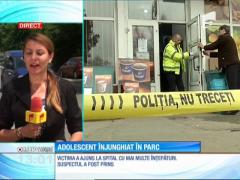Un adolescent de 16 ani din Iaşi a fost înjunghiat în parc de un băiat cu doar un an mai mare