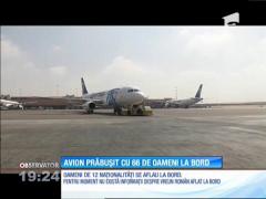 Un avion egiptean cu 66 de oameni la bord s-a prăbuşit în Marea Mediterană