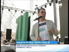 Ultimele pregătiri pentru Forţa ZU. B.U.G. Mafia, Carla's Dreams, Delia sau Florin Ristei vor urca pe scena din Piaţa Constituţiei