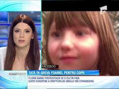 Un român e de şase zile în greva foamei în faţa Curţii Europene a Drepturilor Omului. Statul englez i-a luat fetiţa şi băieţelul şi i-a dat spre adopţie unui cuplu de homosexuali