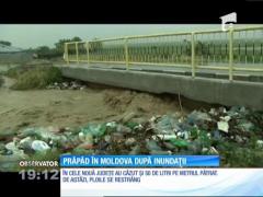 Vrancea a fost sub cod roşu de inundaţii. A plouat într-o zi cât într-o lună