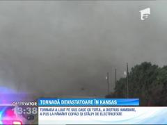 O tornadă uriaşă a facut ravagii în statul american Kansas