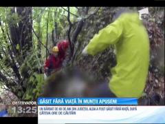 Un bărbat de 60 de ani a fost găsit mort, în Munţii Apuseni
