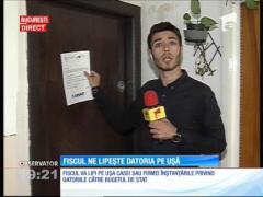 ANAF-ul ar putea lipi afişe pe uşă celor care evită să-şi plătească datoriile