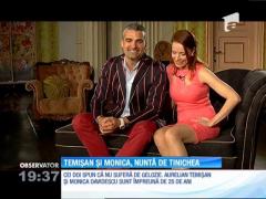 Aurelian Temişan şi Monica Davidescu se pregătesc pentru nunta de tinichea