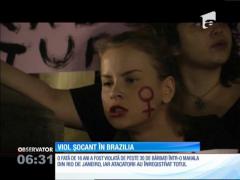 O adolescentă din Brazilia a fost violată de 30 de bărbați
