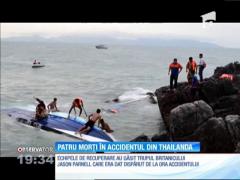 Patru morți în accidentul din Thailanda, printre care și o româncă
