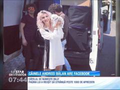 Câinele Andreei Bălan are cont de Facebook