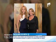 Nadia Comăneci şi Celine Dion s-au fotografiat împreună în Los Angeles