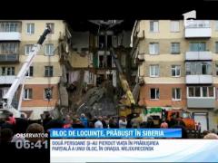 Un bloc de locuinţe s-a prăbuşit pe neaşteptate în Siberia. Doi morţi şi trei răniţi