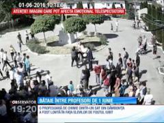 O profesoară de chimie din Dâmboviţa a fost lovită în plină stradă de fostul iubit