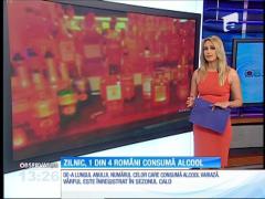 Zilnic, unul din patru români consumă alcool