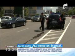 Un bărbat dintr-o comună din Dolj, bătut fără milă în mijlocul străzii de patru indivizi