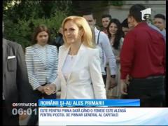 PRIMELE REZULTATE PARŢIALE: Gabriela Firea e noul primar al Capitalei!