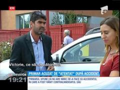 Primar acuzat de ”atentat” după accident