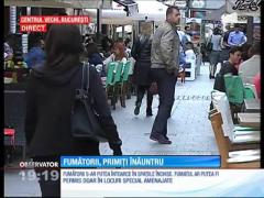 Veste bună pentru fumători! Legea antifumat a fost SCHIMBATĂ