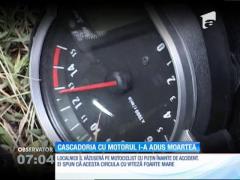 Un motociclist a intrat în coliziune cu un autoturism, în Albă . Tânărul a murit pe loc. Martorii l-au văzut pe contrasens, rulând cu viteză mare, pe o roată