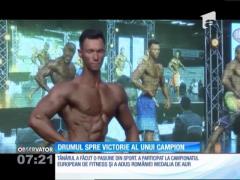 Singurul concurent român de la Campionatul European de Fitness s-a întors în ţară cu medalia de aur