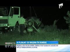 A apăsat acceleraţia în loc să frâneze și a plonjat cu mașina în Dunăre