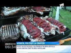 Poliţiştii s-au întrecut în arta gătitului, în Băile Herculane