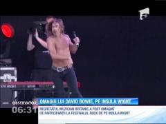 Omagiu adus lui David Bowie pe insula Wight, din Anglia